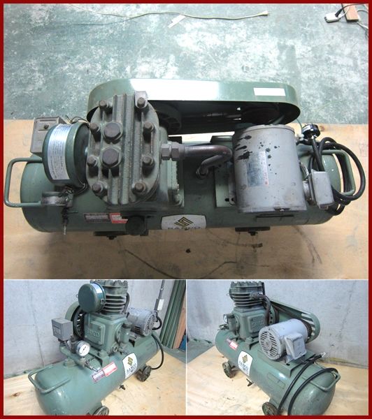SANCO エアーコンプレッサー AHL-2  2馬力  200V ◇三黄☆サンコー エアーコンプレッサー 三相200V【AHL-2