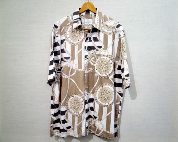 ☆GIVENCHY ジバンシィ マリンスカーフ柄半袖シャツ