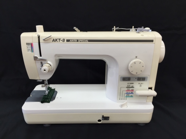 USED 自動糸切り機能付 ブラザー職業用ミシン AKT-8 整備調整済