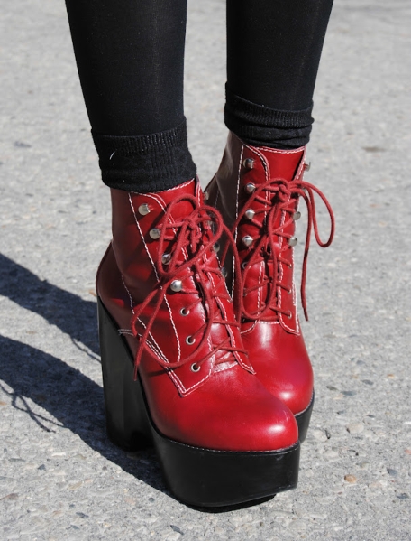 ↓ジェフリーキャンベル厚底ウェッジ ルミニーリー着用　USED↓