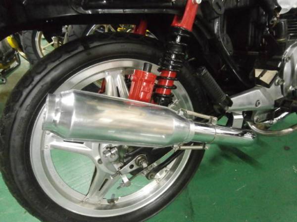 モナカ サイレンサー 50.8π/ゼファーχ GPZ400F Z250FT Z550FX(マフラー