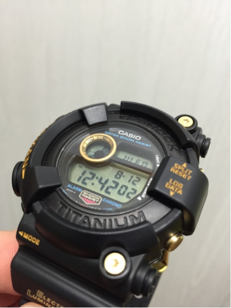 ゴールドチタンフロッグマン dw8200b9a 黒金蛙 極美品 G-SHOCK(FROGMAN 