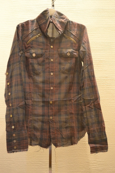 hyde着用 LGBルグランブルー チェックシャツG ♀1