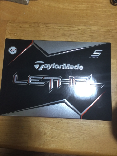 【新品】テーラーメイド LETHAL　ボール1ダース
