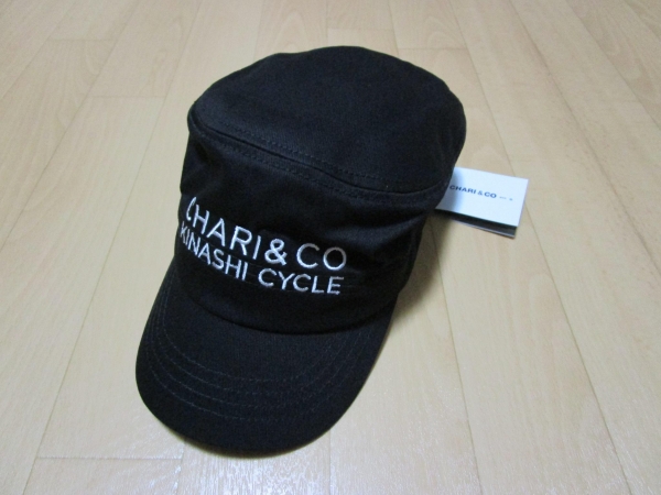 木梨サイクル × CHARI&CO ドゴールキャップ 黒 帽子 とんねるず