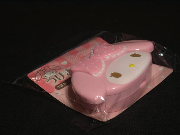 新品マイメロディ つけまつ毛ケース フェイス形 小物入れ(まつげ