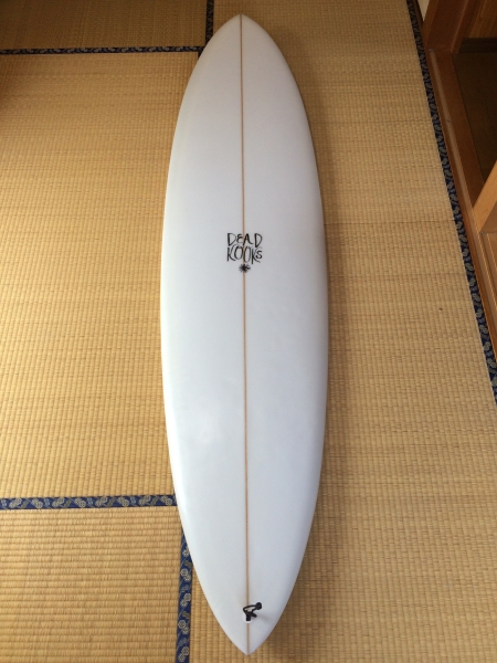 超美品】DEADKOOKS HELLHOUND 7'2 mid length フィン付属(7.0フィート