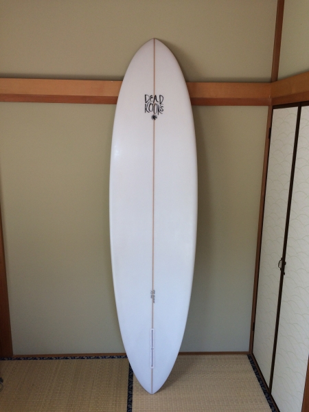 超美品】DEADKOOKS HELLHOUND 7'2 mid length フィン付属(7.0フィート