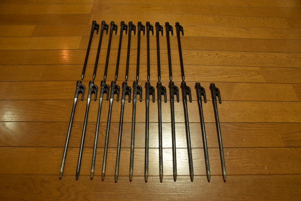 スノーピーク　ソリッドステーク30　未使用10本　中古12本