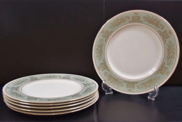 ★ウェッジウッド コロンビア セージグリーン プレート 6枚 ★