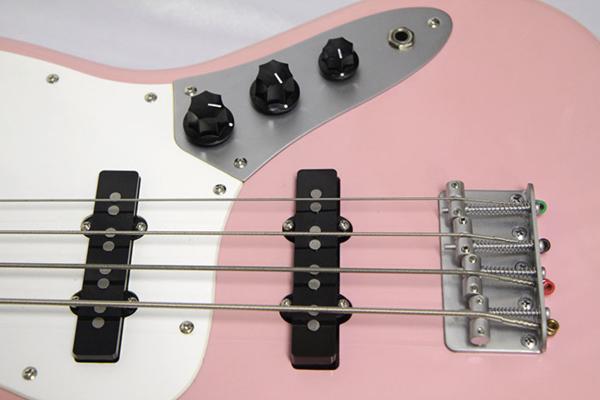 ☆1円☆Fernandes ジャズベース PJB-55 リバースヘッド ピンク