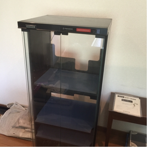 PIONEER/パイオニア オーディオラック B-Y77V 縦型 ガラス扉