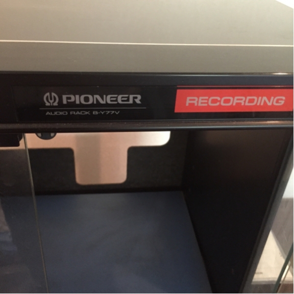 PIONEER/パイオニア オーディオラック B-Y77V 縦型 ガラス扉