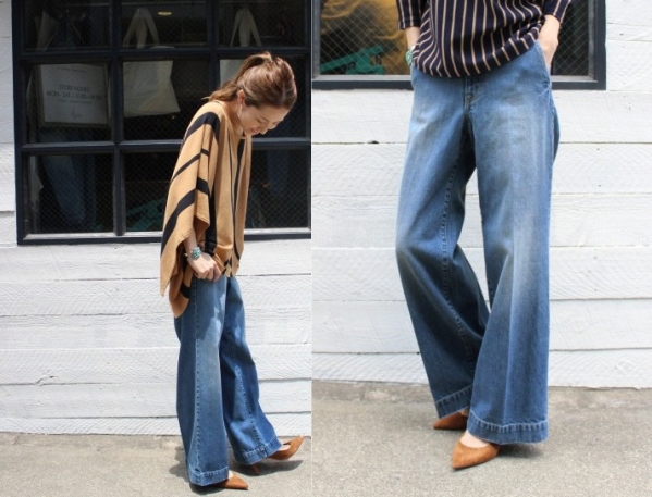 フレームワーク☆デニムハイライズ フレアワイドパンツ(フレームワーク  