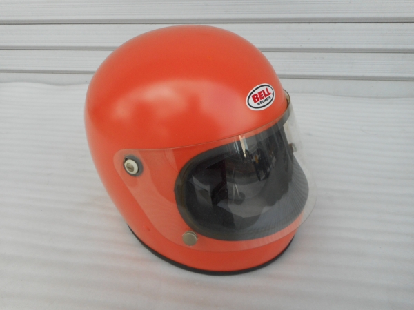 族ヘル フルフェイスヘルメット 飯岡工業製 当時物 F-2B 中古品(M