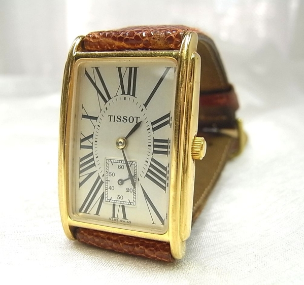 １円～★本物TISSOTティソ腕時計Ａ２８２Ｋ　スモールセコンド