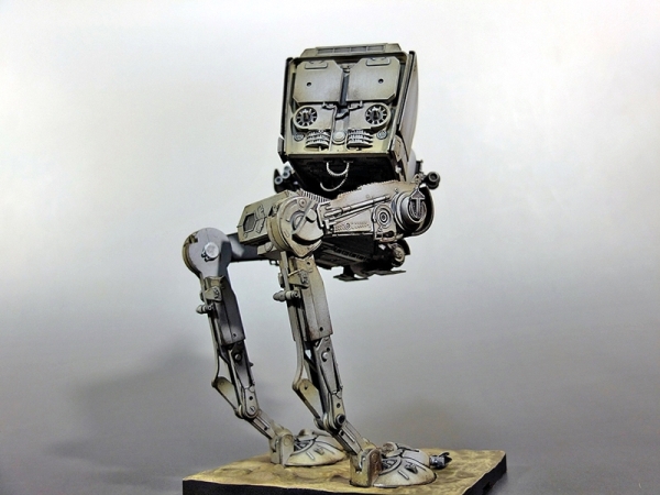 ◇スターウォーズ AT-ST 1/48 バンダイ◇ウェザリング◇完成品