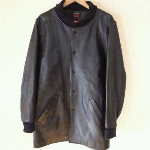FARMERS 肉厚レザー ファラオ カーコート/50sビンテージハーレー