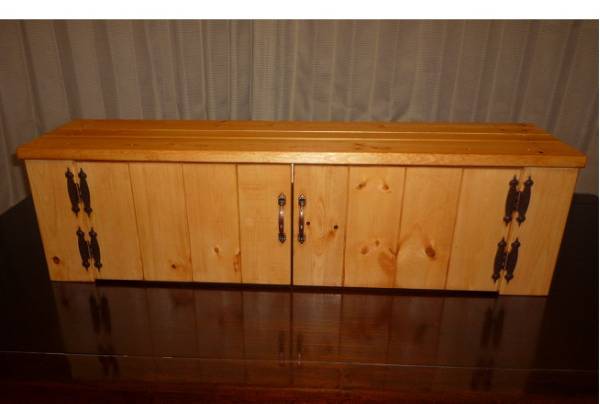 大工の手作り・カントリー木製水槽台 ☆ロー・キャビネット