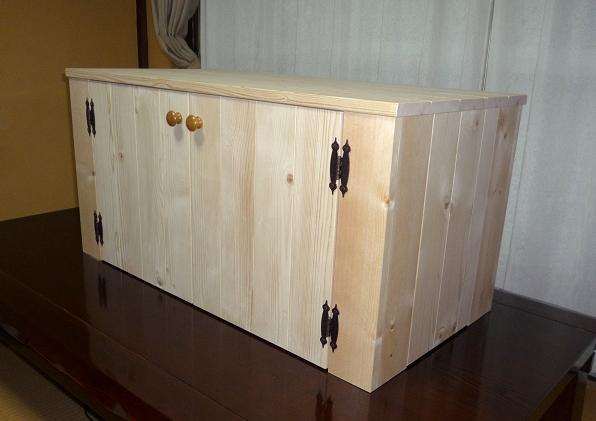 大工の手作り・カントリー木製水槽台 ☆ロー・キャビネット