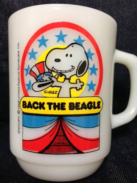 美品◆ファイヤーキング スヌーピーマグ ★プレジデントＮo１★