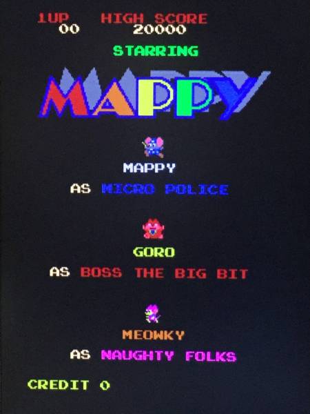 □アーケード基板 NAMCO マッピー 【公式通販】