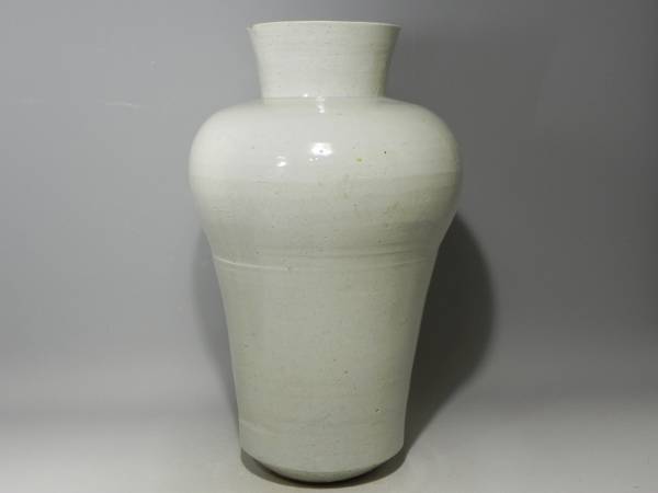 『古玩色々』　李朝　白磁　大壷（李朝後期）