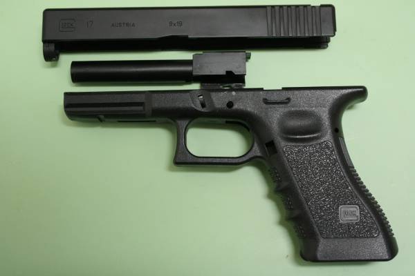 送料無料 マルイ GLOCK グロック 17 スライド・フレーム・バレル