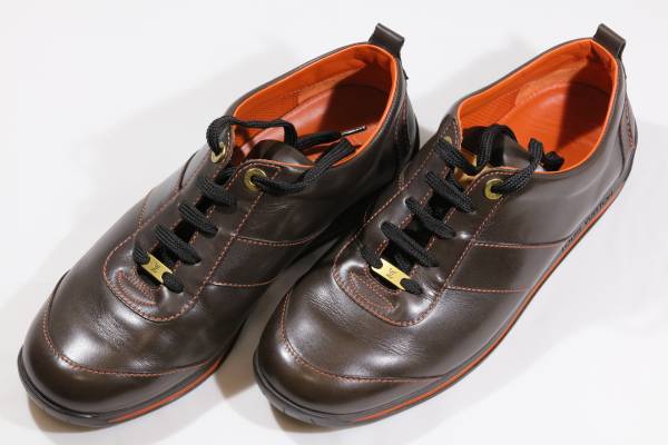 ルィヴィトン　レザースニーカー（茶）