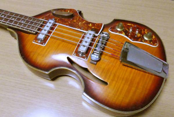 60'sGUYATONE-SG72/虎杢バイオリンベース/ビザール/テスコ