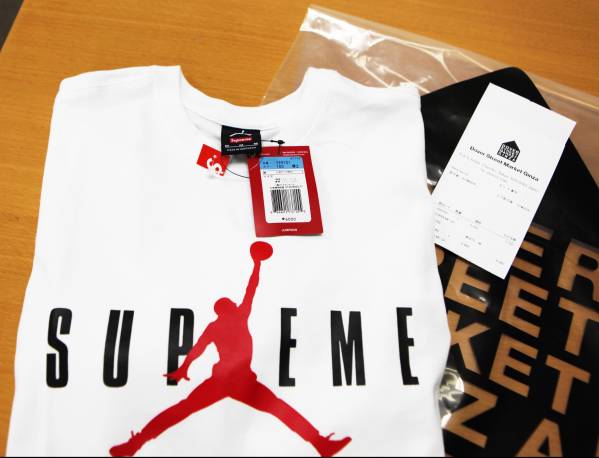 Supreme JORDAN T-Shirt 白Mサイズ DSM購入 ジョーダン ブランド別