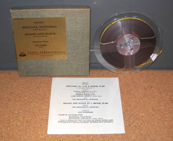 ☆2truckテープ☆クランペラー指揮/モーツァルト＊セレナータ・