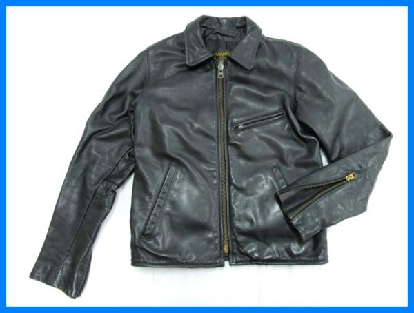 8546★VANSON/バンソン シングルライダース ジャケット M相当