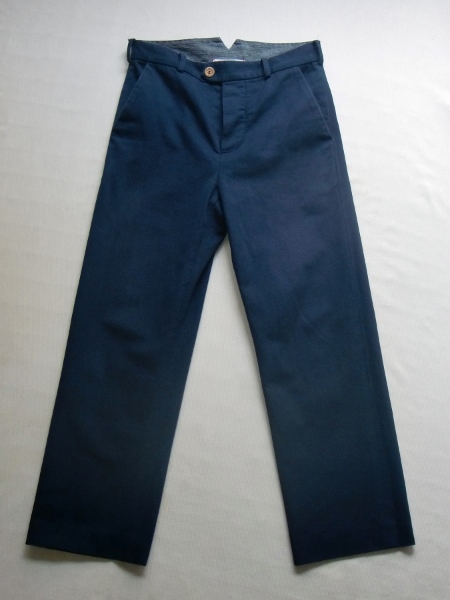 FRANK LEDER/フランクリーダー フィッシュテール パンツ 紺 S