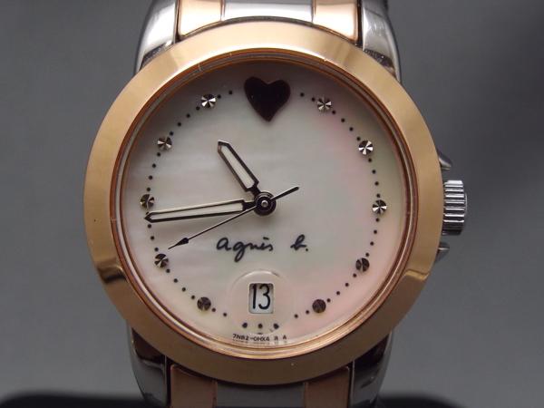 【新作入荷，新作登場】 agnes b. ハート/シェル文字盤 レディース腕時計 7N82-0BM0(アニエスベー)｜売買されたオークション情報、yahooの商品情報をアーカイブ公開 - オークファン アニエスベー