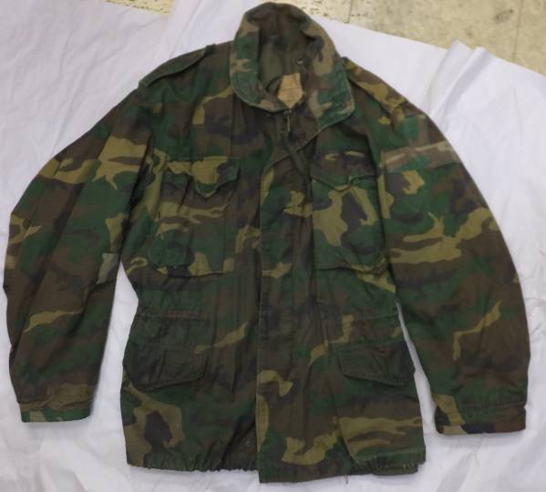 珍品 米軍 リーフ迷彩 M-65 フィールドジャケット アルファ製