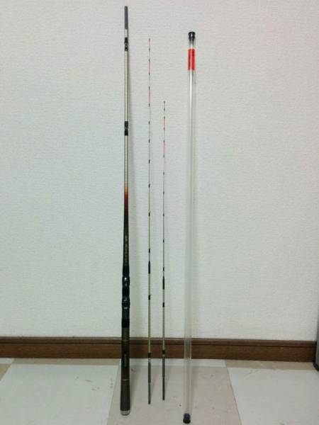 極美品★ シマノ 並継イカダ竿 海映 硬調 165-180
