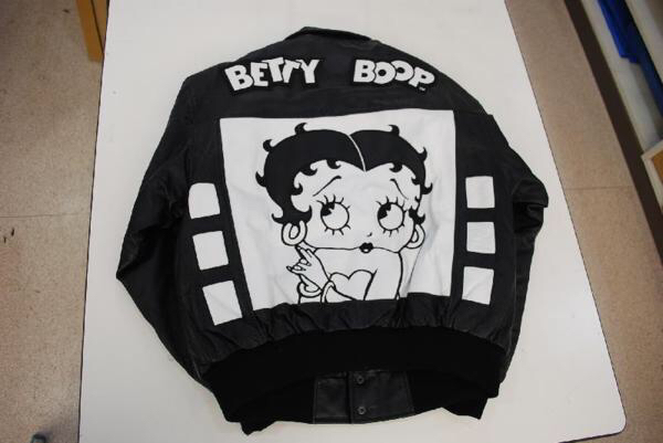 【希少美品】80's BETTY BOOPレザースタジャンAMERICAN TOONS