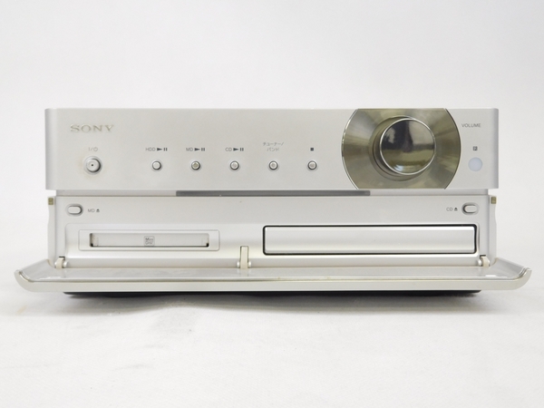 中古 SONY NAS-M75HD HDD CD MD コンポ 80GB NetJuke K1588800