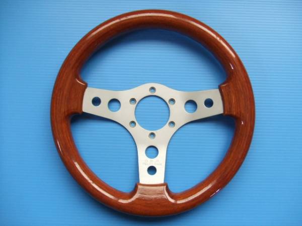 OBA 当時物 30パイ オバ ステアリング 旧車 丸穴 oba ウッド