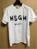 MSGM エムエスジーエム ロゴＴシャツ ホワイトS 新品同様
