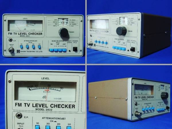 日本通信機☆FM/TVレベルチェッカー/2832☆シャンク品(電気計測器