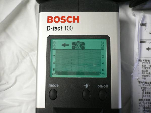 BOSCH 　ボッシュ ウォールスキャナー D-TECT 100型　中古