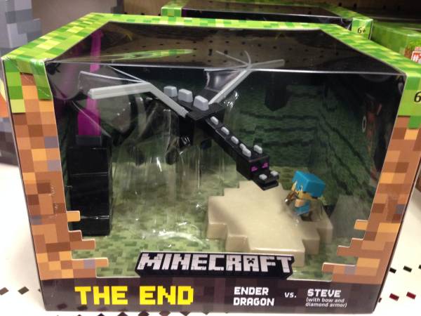 マインクラフト フィギュア エンダードラゴン　スティーブセット