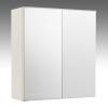 IKEAイケア☆LILLANGEN ミラーキャビネット 扉2枚付，白u/代引可