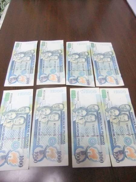 ☆フィリピンペソ　8000ペソ☆　送料込