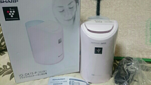 SHARP シャープ プラズマクラスターイオン発生機 IG-DK1S-P