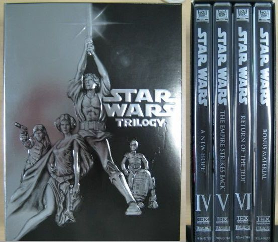 「スター・ウォーズ トリロジー DVD-BOX」 4枚組