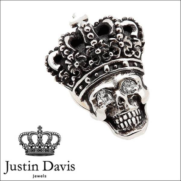 美品Justin 美品 ジャスティンデイビス ジルコニア925ピアス 送料込み