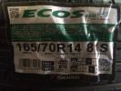 在庫処分　新品4本送料込の価格　ECOS ES31 165/70R14 エコスc
